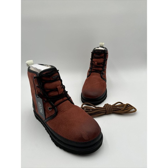 UGG HARKLEY WATERPROOF RED OXIDE LEATHER MEN\'S HIKING BOOTS SIZE US 5/ UK 4 main image 5